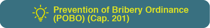 Prevention of Bribery Ordinance (POBO) (Cap.201)