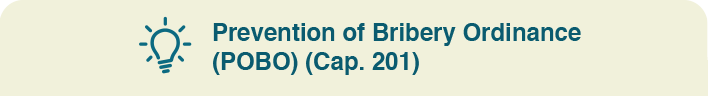 Prevention of Bribery Ordinance (POBO) (Cap.201)